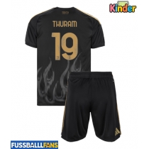 Juventus Khephren Thuram #19 3rd trikot Kinder 2026-27 Kurzarm (+ Kurze Hosen)